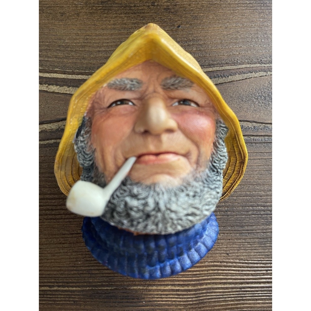 Vintage Legend‎ Chalkware Character Head "Old Salt" 1983 Made in England
